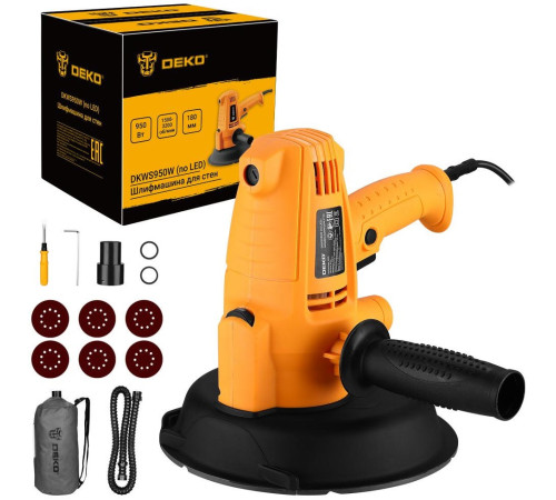 Шлифмашина для стен и потолков Deko DKWS950W 084-1089