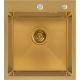 Кухонная мойка Basic CL DS Decor 45x50 золото, коландер, дозатор