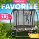 Батут Sundays Favorite Premium 6FT квадраты, с сеткой