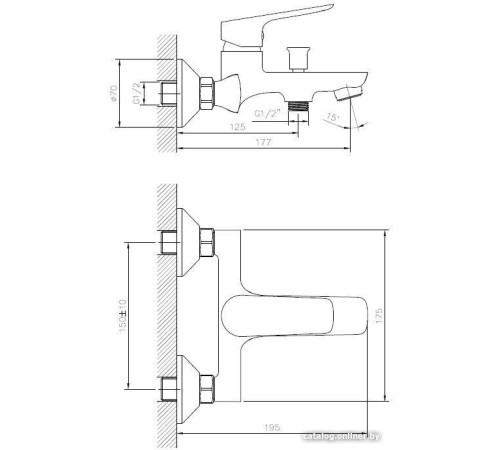 Смеситель Esko Delhi DL 54 GRF
