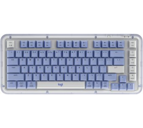 Клавиатура Logitech Alto Keys K75M 920-013301 белый/синий, с гравировкой