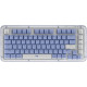 Клавиатура Logitech Alto Keys K75M 920-013301 белый/синий, с гравировкой