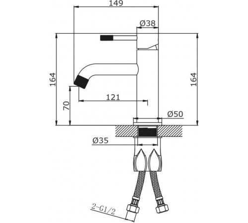 Смеситель Vieir V402511-N