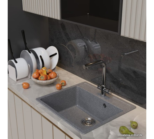 Кухонная мойка Mixline ML-GM15 551920 графитовый