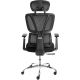 Офисное кресло TetChair Mesh-12HR ткань, черный
