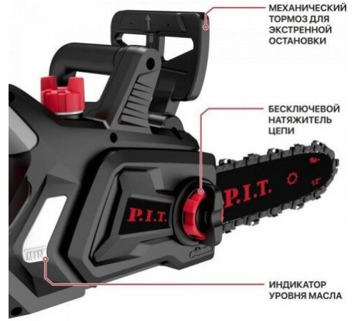 Аккумуляторная пила P.I.T. PKE20H-300A Solo без АКБ