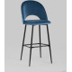 Стул Stool Group Меган велюр барный пыльно-синий