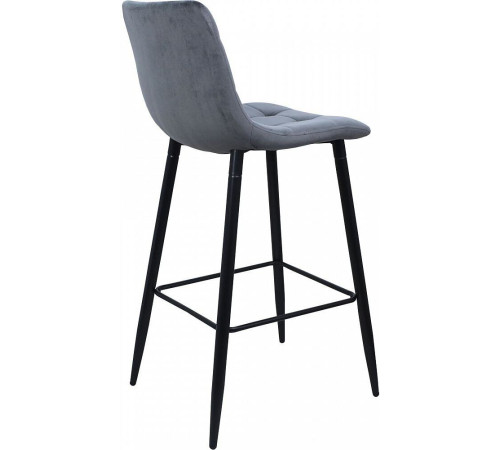 Стул AksHome Stella серый велюр HLR21/черный