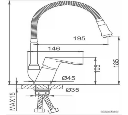Смеситель Ekko E43101