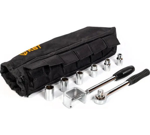 Набор трещотка с головками КВТ НМБ-6 8 предметов