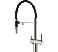 Смеситель Paulmark Gravity Gr213888-BS стальной/нержавеющая сталь