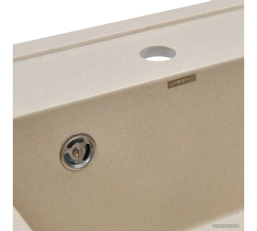 Кухонная мойка Wisent 510-30W с сифоном GER013