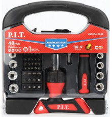 Набор отвертка с битами и головками P.I.T. Advance HSDR04-0048 48 предметов
