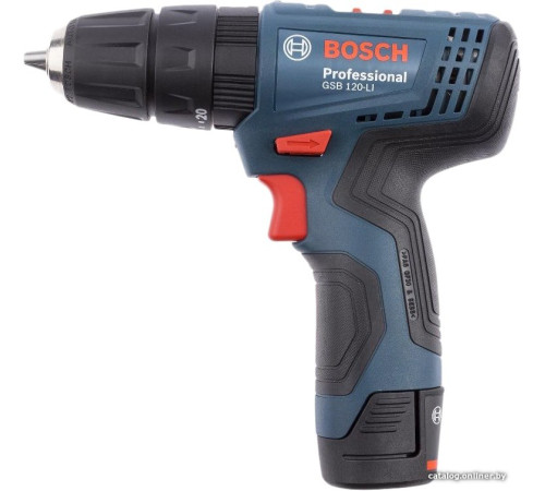 Ударная дрель-шуруповерт Bosch GSB 120-LI Professional 06019G8100 с 2-мя АКБ, кейс