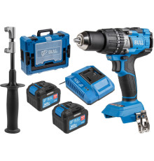 Ударная дрель-шуруповерт Bull SR 1805 Xcase XLTpro 1329883 с 2-мя АКБ, кейс