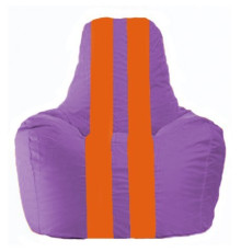 Кресло-мешок Flagman Спортинг С1.1-110 сиреневый/оранжевый