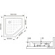 Душевой поддон RGW LUX/TN-TR 16180500-41 100x100