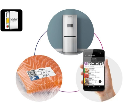 Рулоны вакуумной пленки CASO 28x600 см 2шт