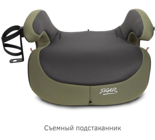 Детское сиденье Siger Fix Lux KRES4001 темный лес