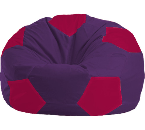 Кресло-мешок Flagman Мяч Стандарт М1.1-68 фиолетовый/малиновый