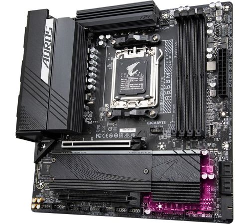 Материнская плата Gigabyte B650M Aorus Elite rev. 1.2