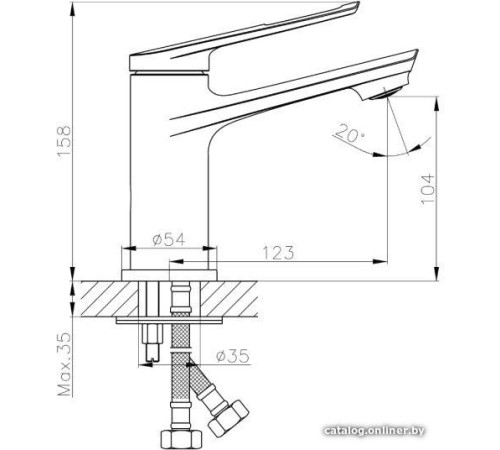 Смеситель Haiba HB10548-7 черный