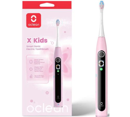 Электрическая зубная щетка Oclean X Kids розовый