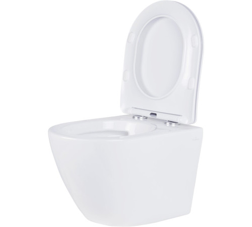 Унитаз подвесной Roxen Antares Tornado в комплекте с инсталляцией StounFix Dual Fresh 6 в 1 968463 кнопка: брашированное золото