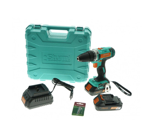 Дрель-шуруповерт Sturm CD3620 с 2-мя АКБ, кейс