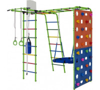 Детский спортивный комплекс Формула здоровья Street 2 салатовый/радуга