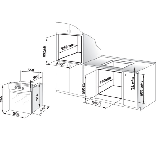 Электрический духовой шкаф GEFEST 622-04 А