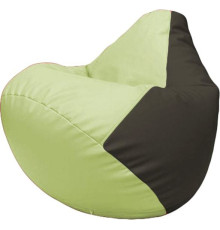 Кресло-мешок Flagman Груша Макси Г2.3-0416 светло-салатовый/черный