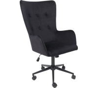 Офисное кресло AksHome Bella XL Black Seven 035 велюр/черный