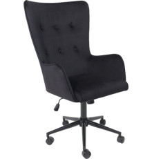 Офисное кресло AksHome Bella XL Black Seven 035 велюр/черный