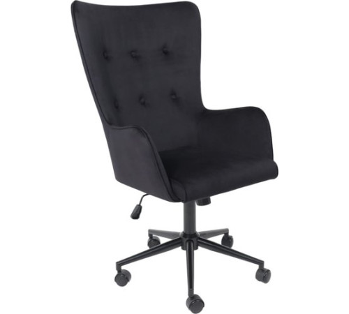 Офисное кресло AksHome Bella XL Black Seven 035 велюр/черный
