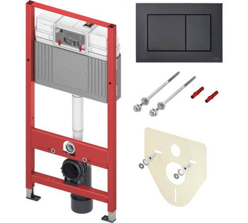 Унитаз подвесной Grado GD-W204T + TECE 9400414 с кнопкой смыва