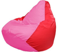 Кресло-мешок Flagman Груша Макси Г2.1-199 красный/розовый