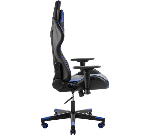 Игровое геймерское кресло Mio Tesoro Winner 8051 черный/синий