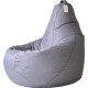Кресло-мешок Mio Tesoro Груша XL GF-110x80-S серебро