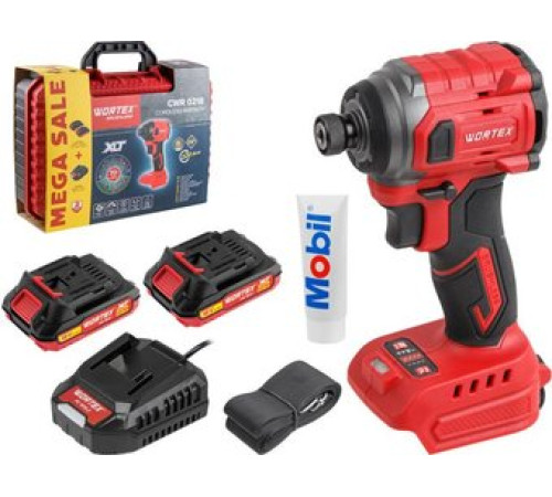 Винтоверт Wortex CWR 0218 1329731 с 2-мя АКБ, кейс