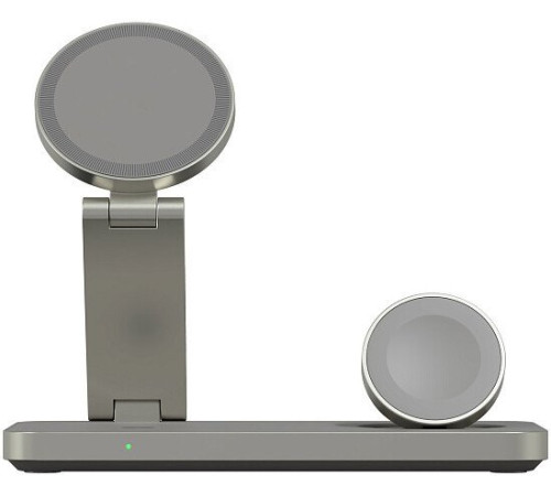 Беспроводное зарядное Magssory Yoga 3 в 1 Charging Station для Samsung Qi2 WCH017t титан