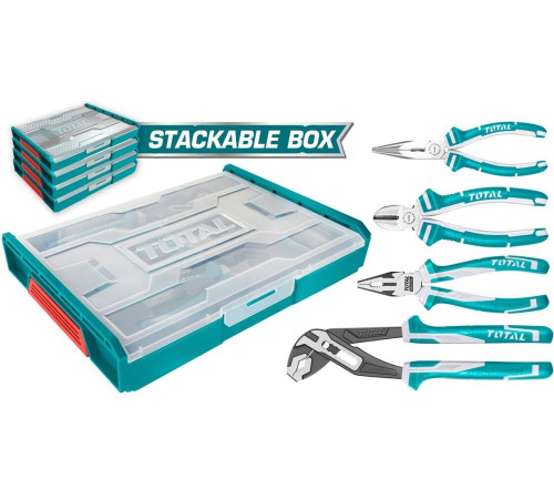 Набор пассатижей Total THKTV02P042 4 предмета