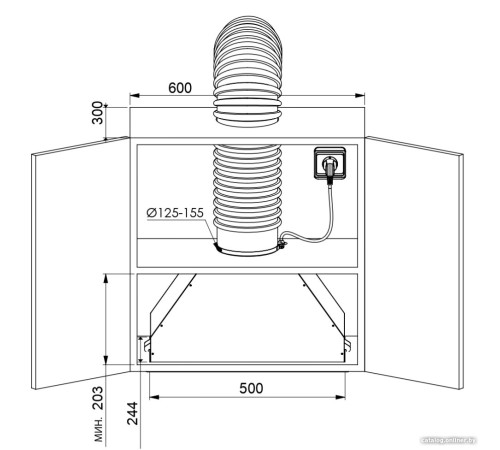 Кухонная вытяжка ZUGEL ZHI522X