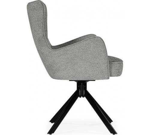 Стул с подлокотниками Woodville Atlanta поворотный серый/черный