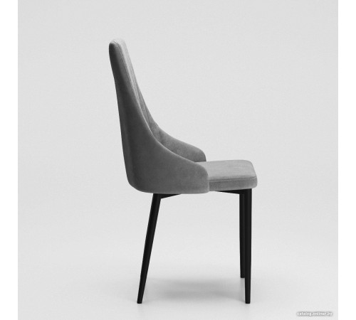 Стул Табурет Аника Бренди 23 серый/черный каркас