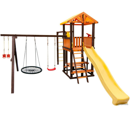 Игровой комплекс Perfetto Sport Bari-6 качели лодочка, паутина