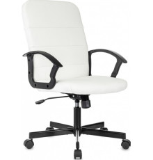 Офисное кресло Бюрократ Triest белый, экокожа