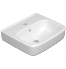 Умывальник Керамин Сквэа 45 с отверстием белый + крепление