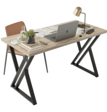 Стол Домус Гранд 12.016.401.07 вяз светлый/металл черный