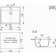 Кухонная мойка Mixline ML-GMU04 556721 черный камень